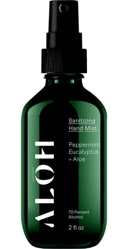 ALŌH - Sanitizing Hand Mist Peppermint Eucalyptus + Aloe - The Look and Co