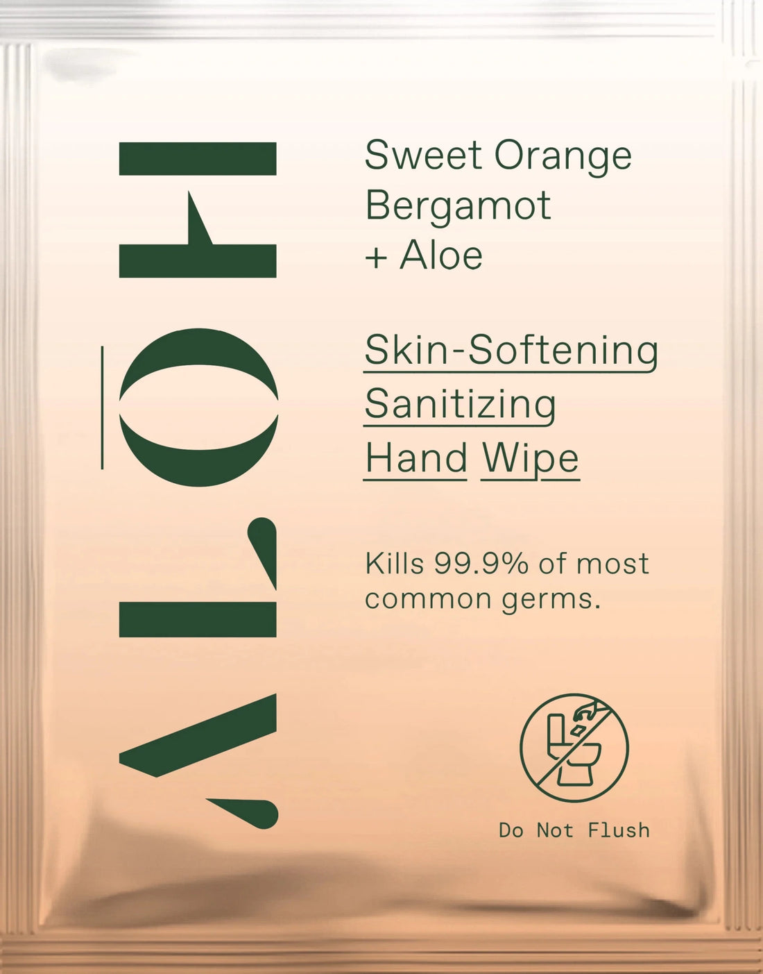Aloh Sweet Orange Bergamot + Aloe Individually Wrapped Sanitizing Hand Wipes - The Look and Co
