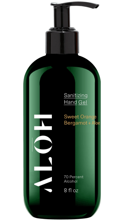 Aloh Sweet Orange Bergamot + Aloe Sanitizing Hand Gel - The Look and Co