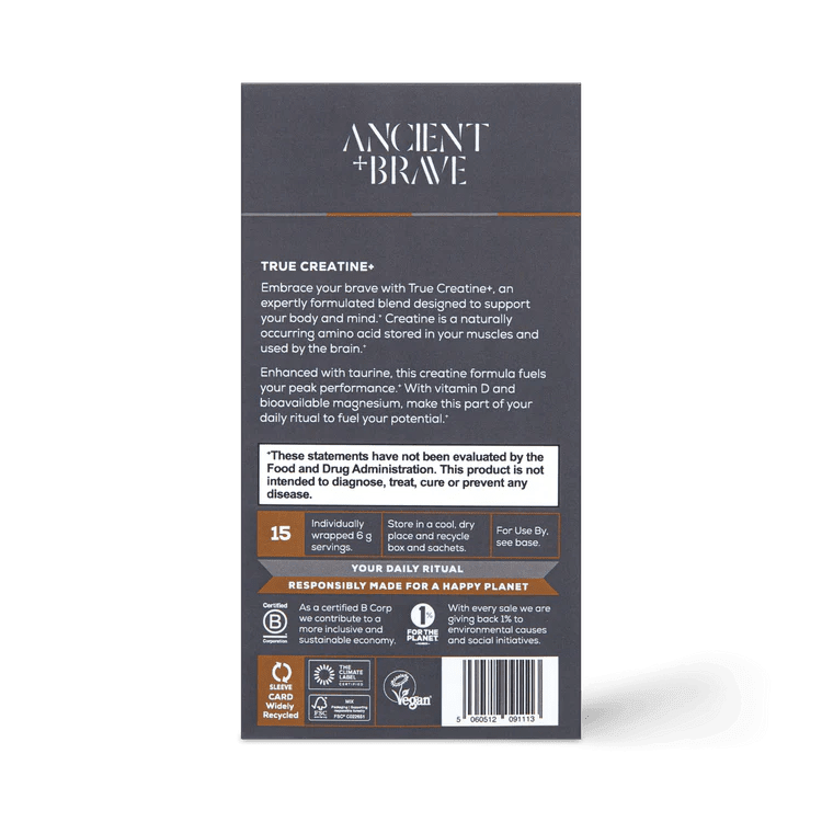 Ancient + Brave True Creatine+ Packets - The Look and Co