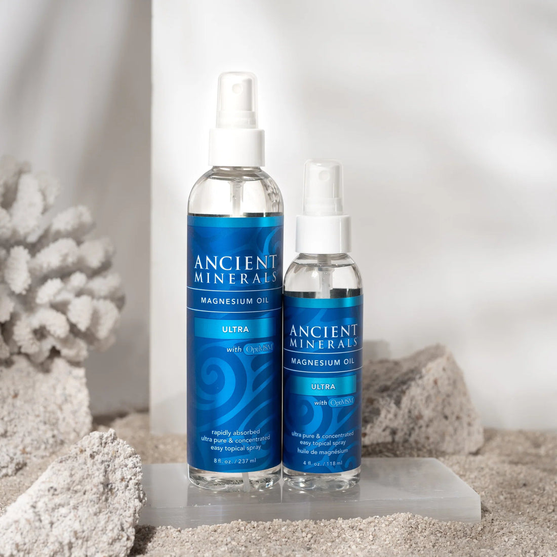 Ancient Minerals - Magnesium Oil Ultra + MSM - The Look and Co