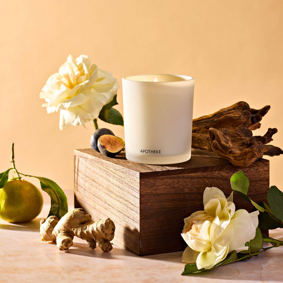 Apotheke - Cedarwood Ginger Classic Candle - The Look and Co