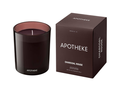 Apotheke - Charcoal Rouge Petite Candle - The Look and Co