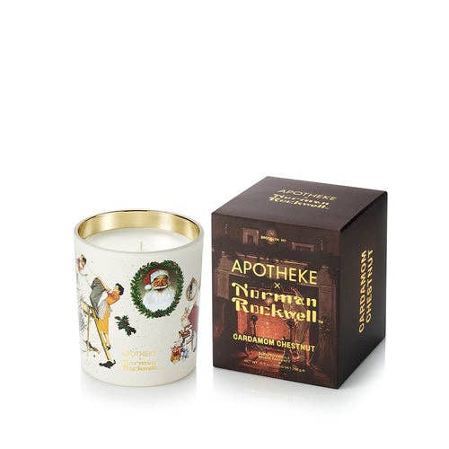 Apotheke - Norman Rockwell Cardamom Chestnut Classic Candle - The Look and Co