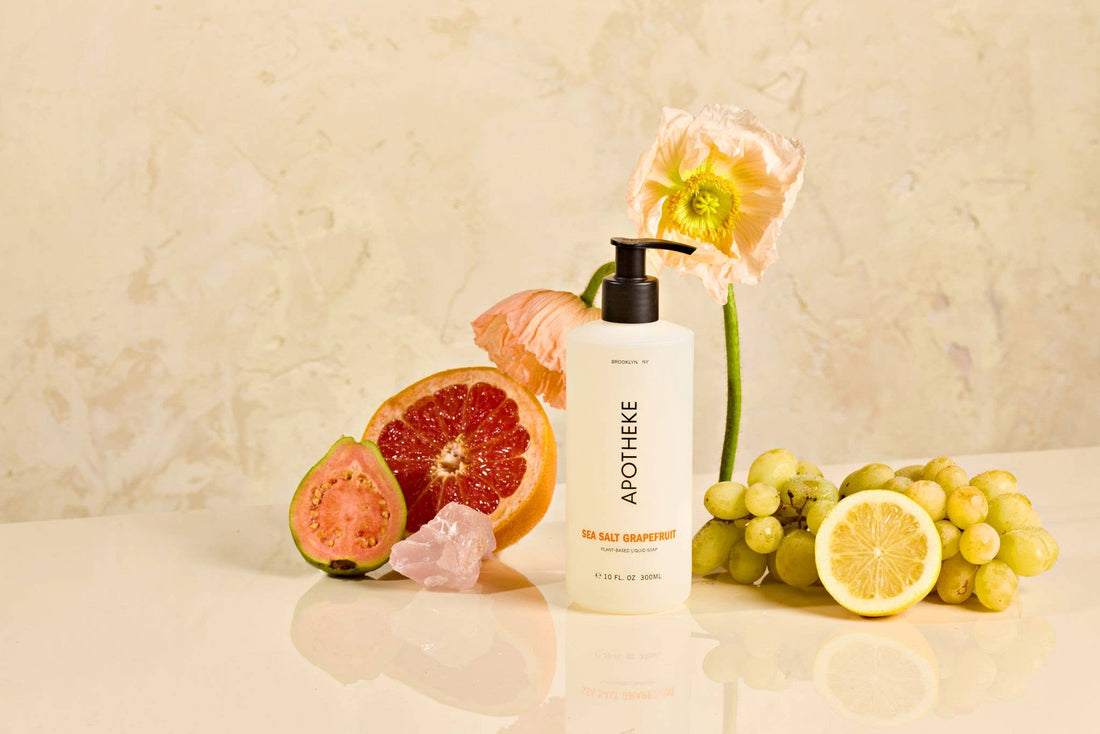 Apotheke - Sea Salt Grapefruit Liquid Soap - The Look and Co