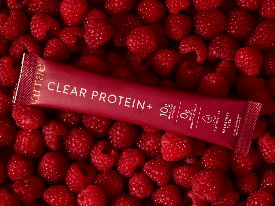Arrae - Clear Protein+ Raspberry Yuzu - The Look and Co