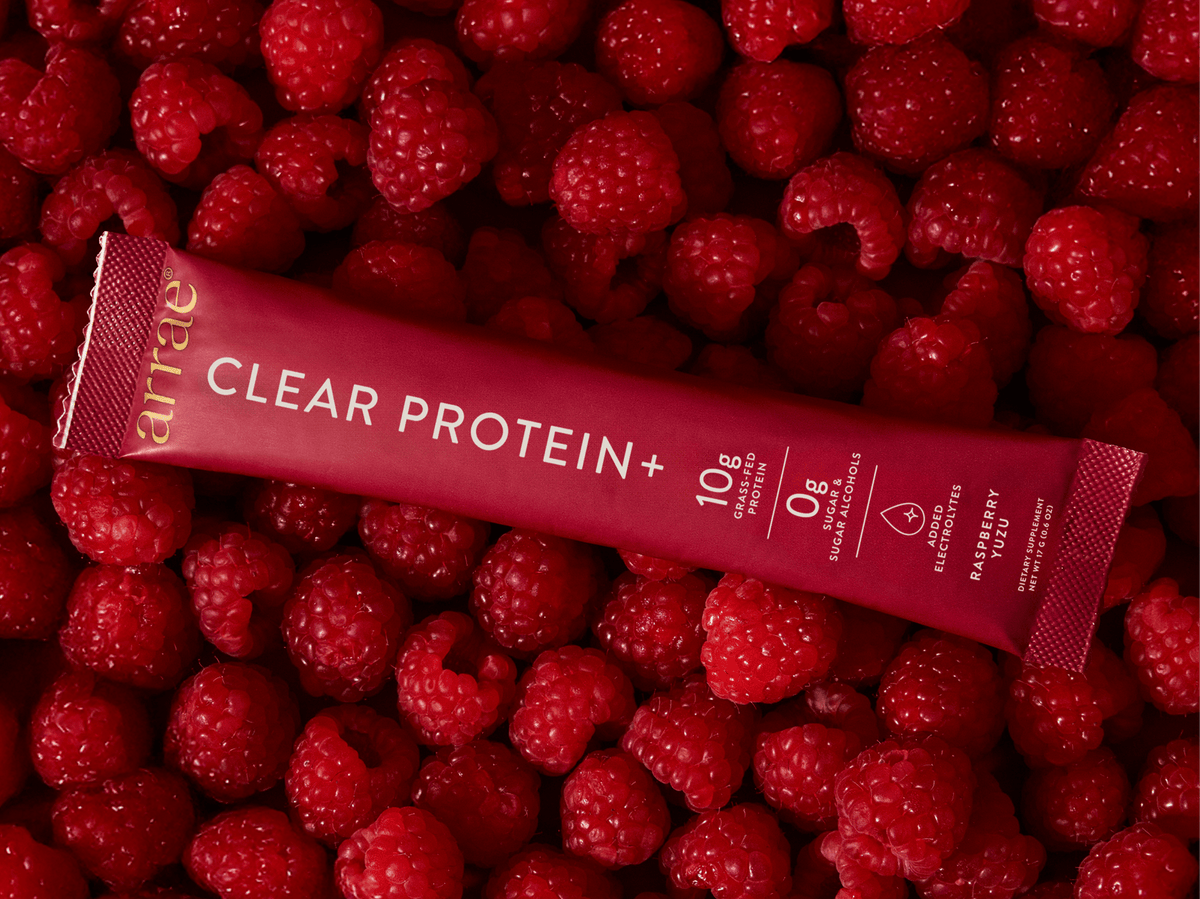Arrae - Clear Protein+ Raspberry Yuzu - The Look and Co