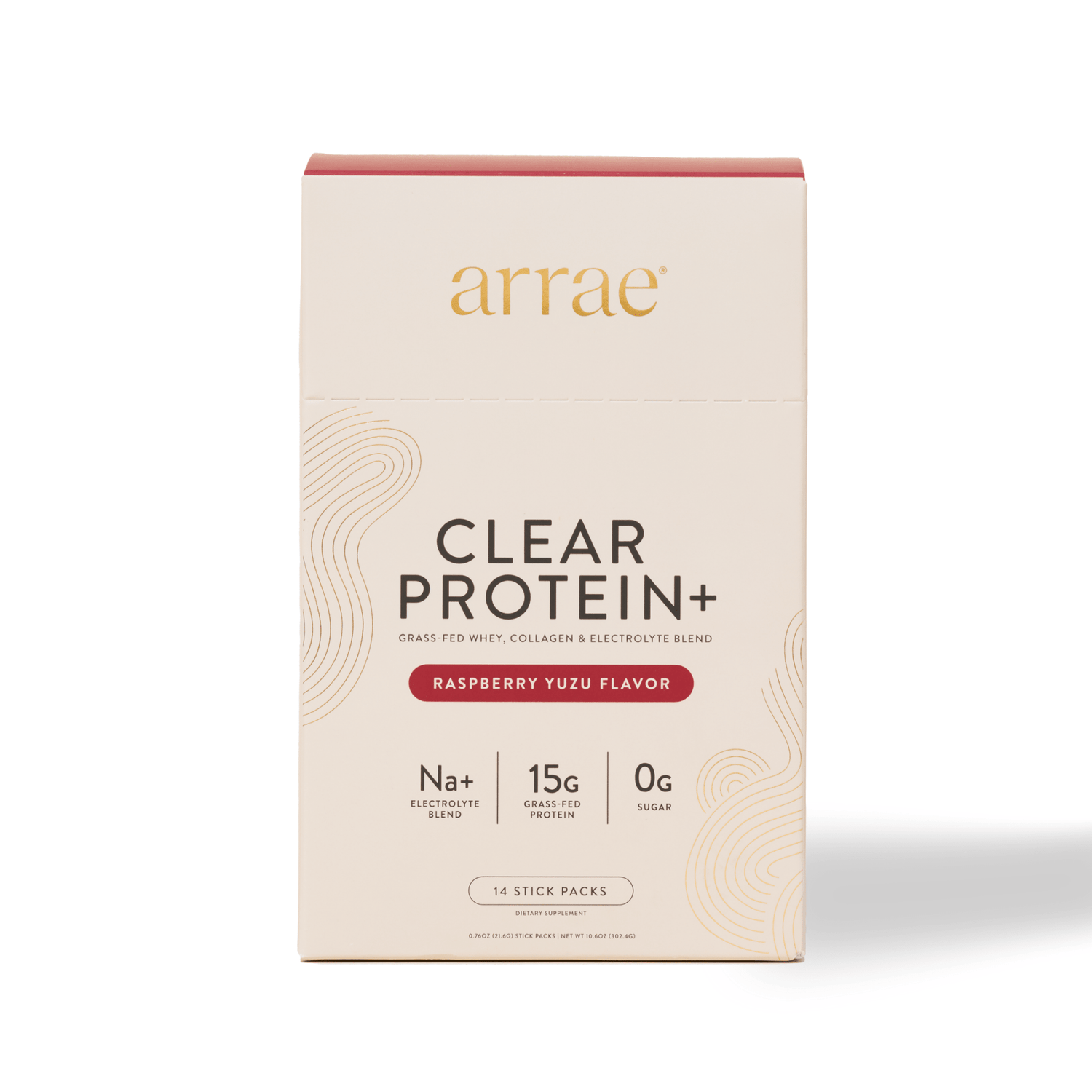 Arrae - Clear Protein+ Raspberry Yuzu - The Look and Co