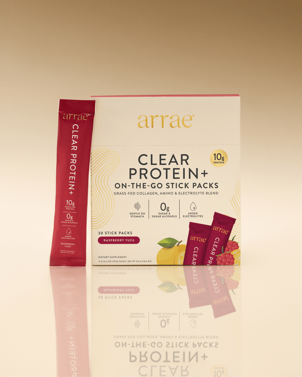 Arrae - Clear Protein+ Raspberry Yuzu - The Look and Co