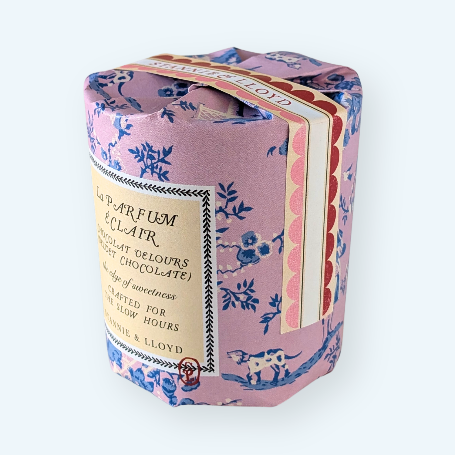 Stannie &amp; Lloyd - Gift Wrap Candle - Modern Toile