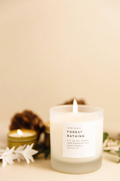 Slow North - Forest Bathing - Non-Toxic Candle - Spring Gift