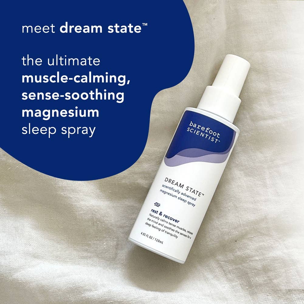 Barefoot Scientist - Dream State | sense - soothing magnesium sleep spray - The Look and Co