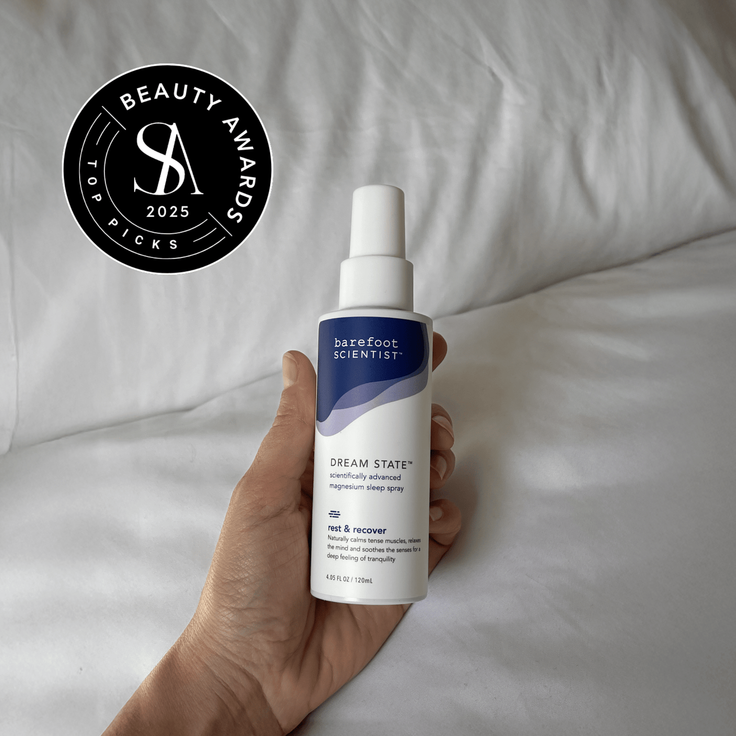 Barefoot Scientist - Dream State | sense - soothing magnesium sleep spray - The Look and Co