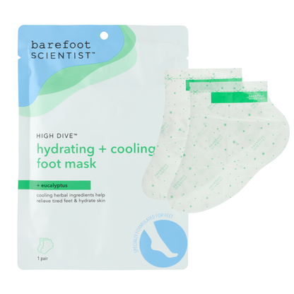 Barefoot Scientist - High Dive + Cooling | Hydrating &amp; soothing foot mask - The Look and Co