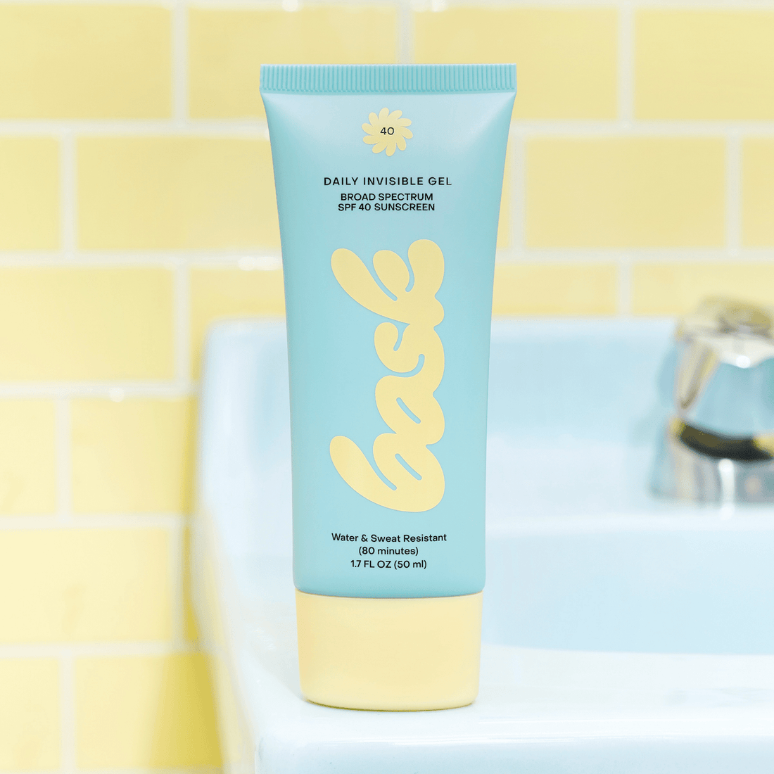 Bask Sunscreen - Bask SPF 40 Daily Invisible Gel Sunscreen - The Look and Co