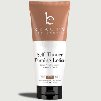 Beauty By Earth - Self Tanning Lotion – Medium to Dark - The Look and Co