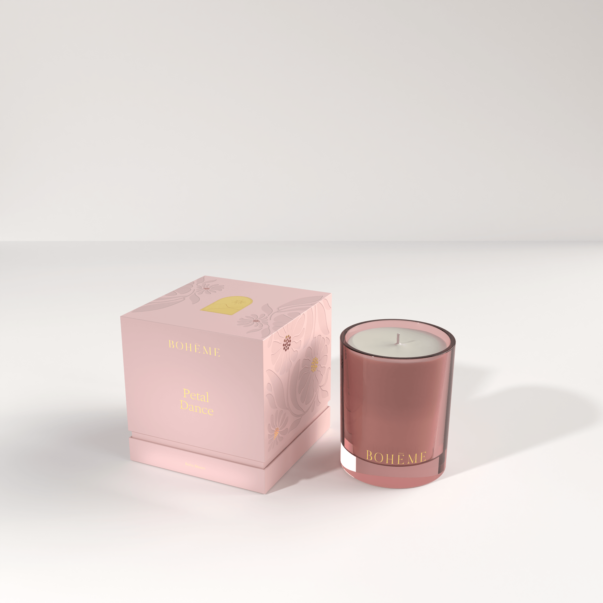 Boheme Fragrances - Petal Dance Candle – Boho Bloom Collection - The Look and Co