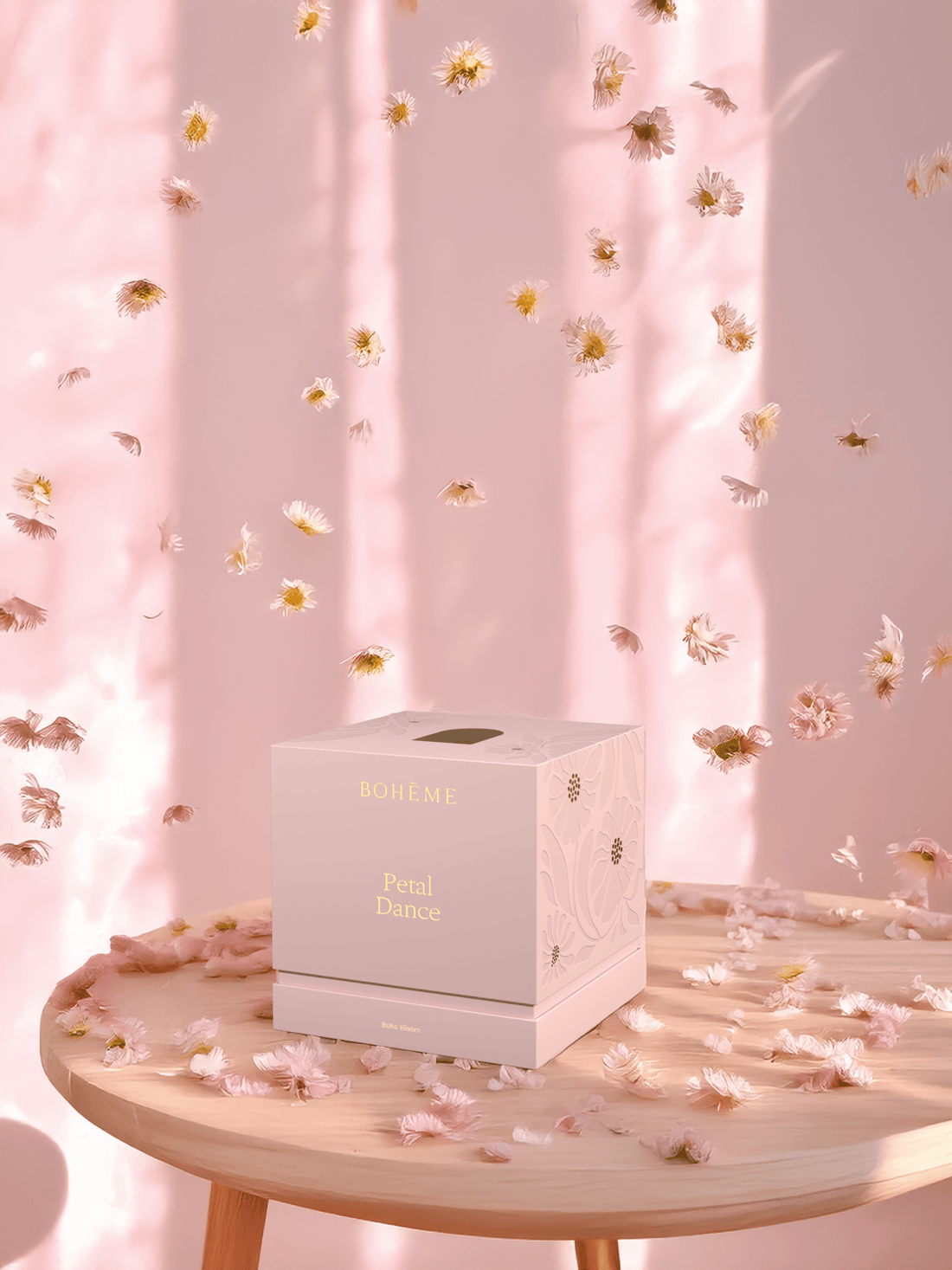 Boheme Fragrances - Petal Dance Candle – Boho Bloom Collection - The Look and Co