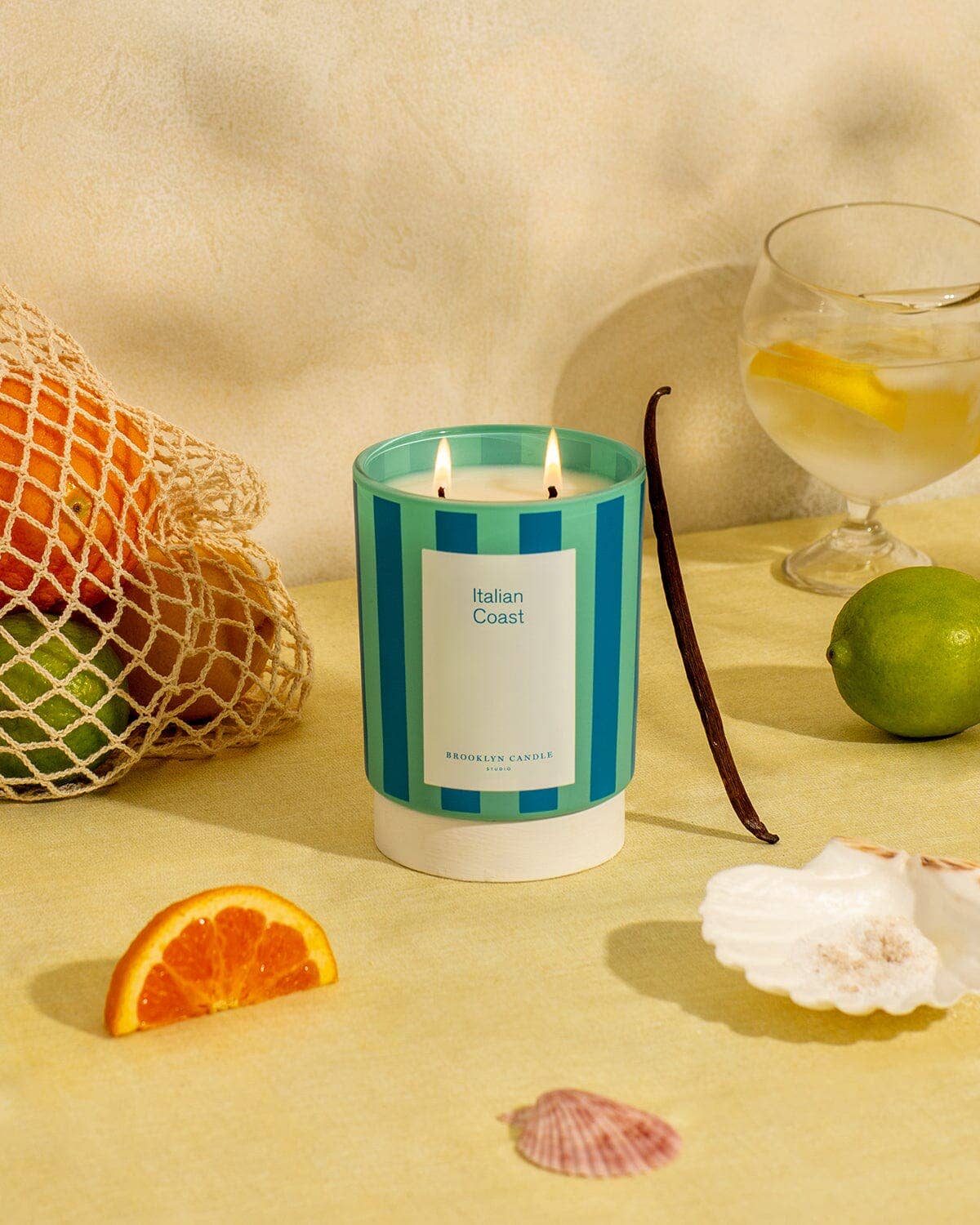 田中ぷりん mellow candle night 26個セット Brooklyn Candle Studio - Italian Coast Candle (Limited Edition