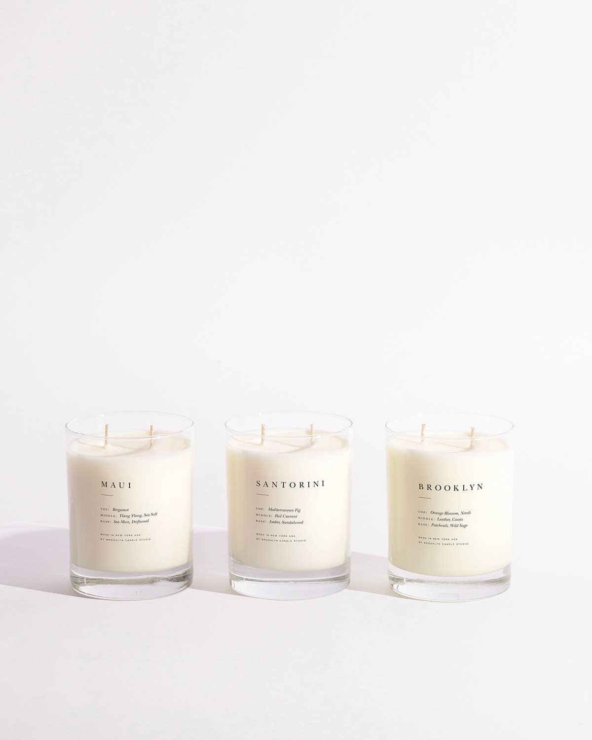 Brooklyn Candle Studio - Santorini Classic 2 - Wick Candle - The Look and Co