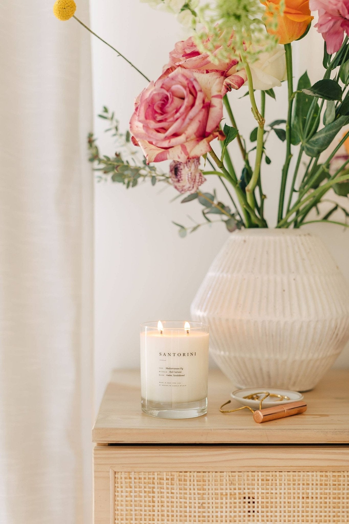 Brooklyn Candle Studio - Santorini Classic 2 - Wick Candle - The Look and Co