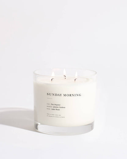 Brooklyn Candle Studio - Sunday Morning XL 3 - Wick Candle - The Look and Co