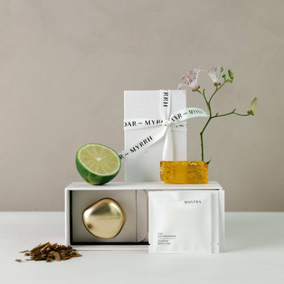 Cedar and Myrrh - Mantra Car Air Freshener - The Look and Co