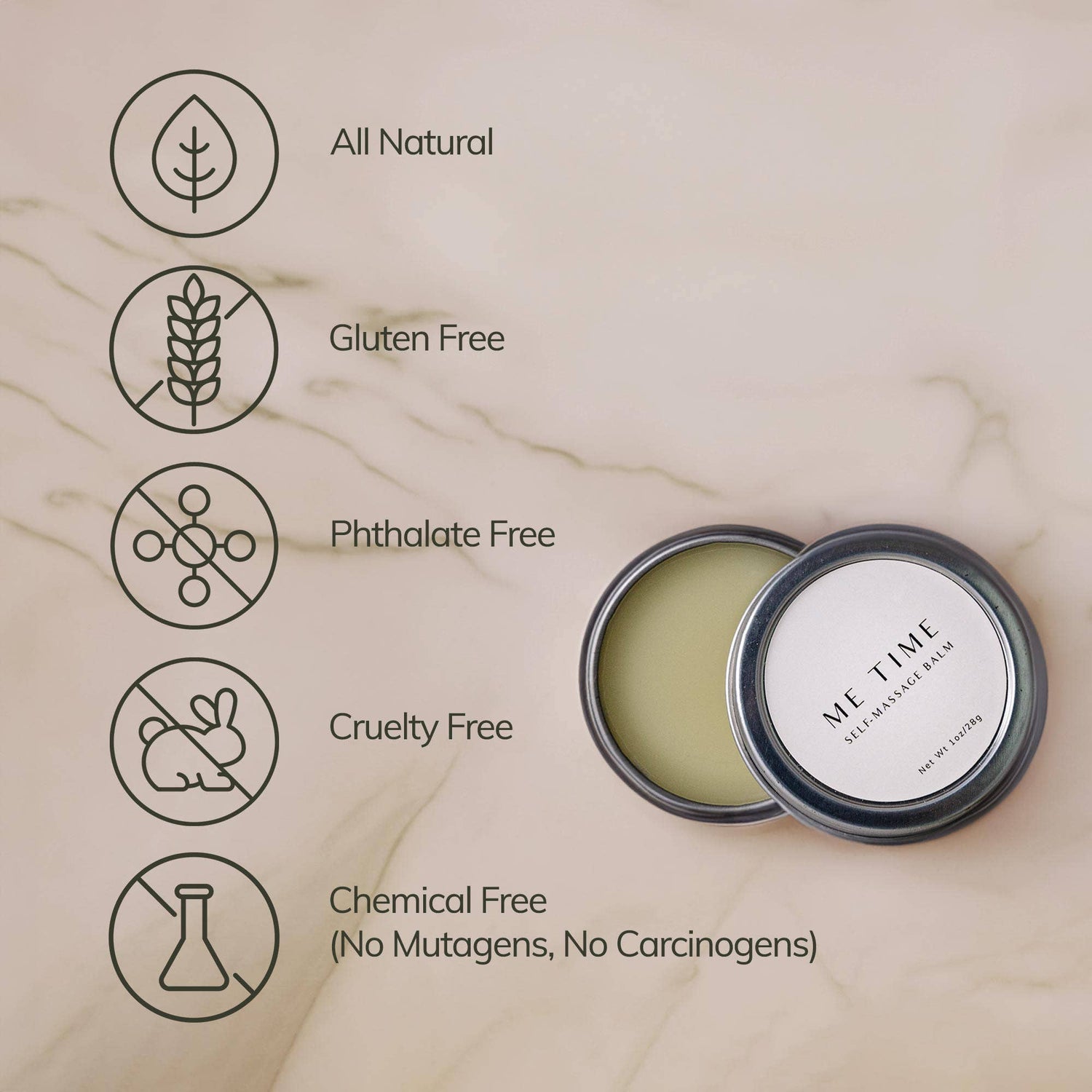 Cedar and Myrrh - ME TIME Self - Massage Soft Balm - The Look and Co