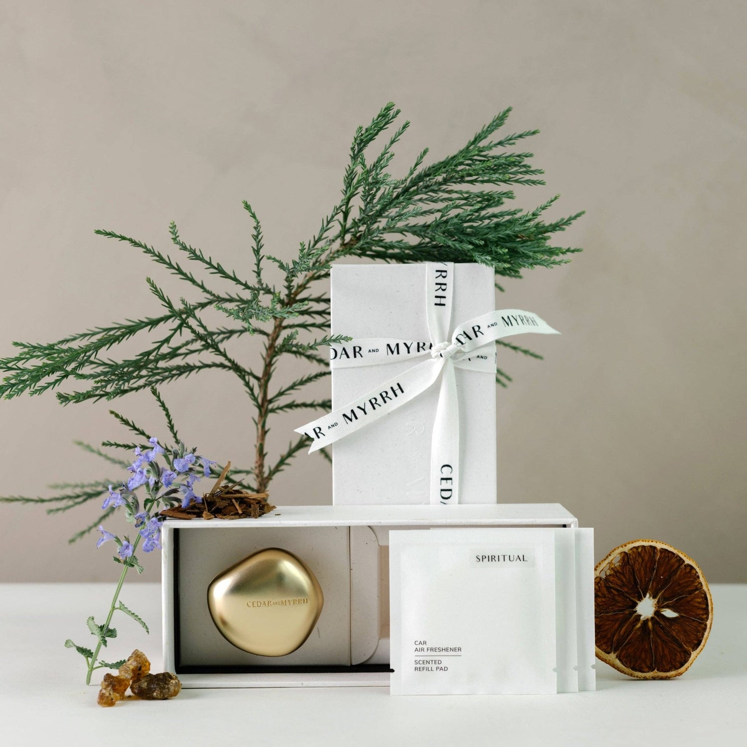 Cedar and Myrrh - Spiritual Car Air Freshener - The Look and Co