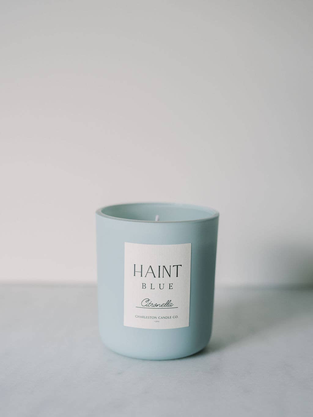 Charleston Candle Co. - Haint Blue Citronella 12 oz. Candle - The Look and Co