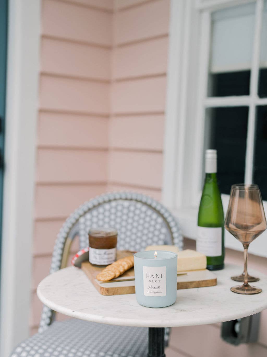 Charleston Candle Co. - Haint Blue Citronella 12 oz. Candle - The Look and Co