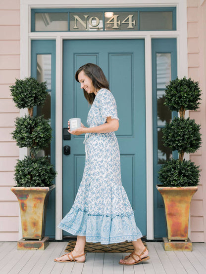 Charleston Candle Co. - Haint Blue Citronella 12 oz. Candle - The Look and Co