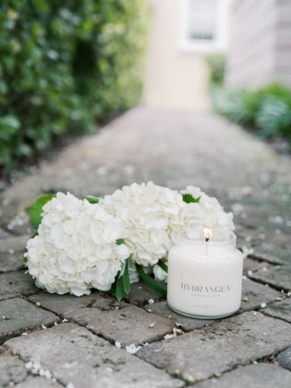 Charleston Candle Co. - Hydrangea Soy Candle | Front Porch Collection - The Look and Co