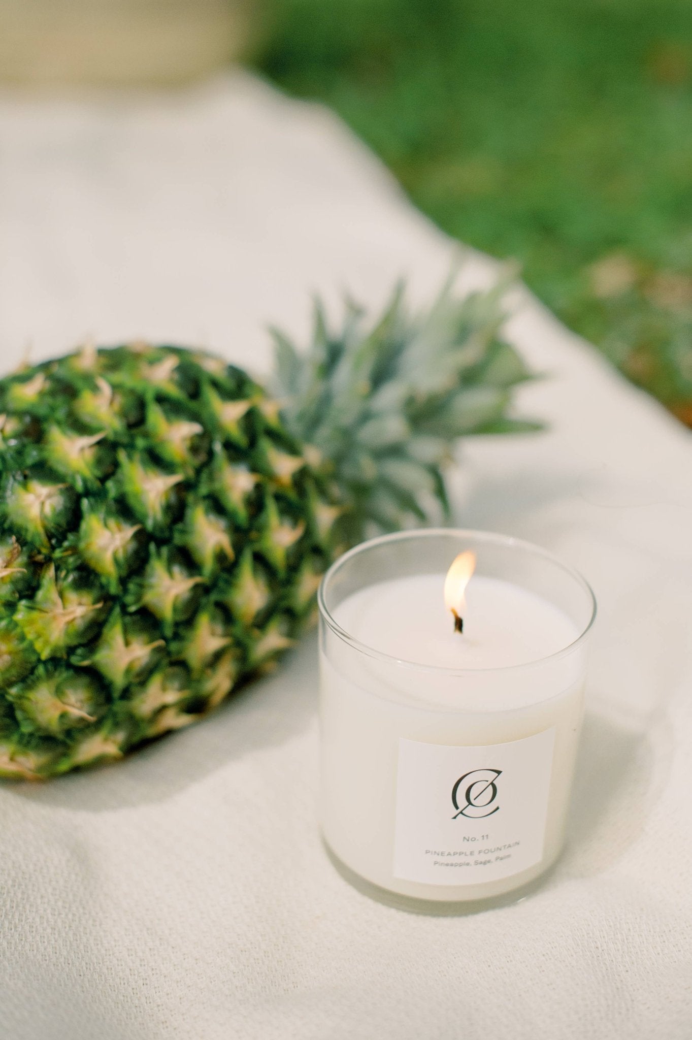Charleston Candle Co. - No. 11 Pineapple Fountain Soy Candle - The Look and Co