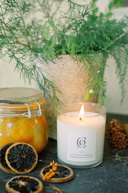 Charleston Candle Co. - S. 01 Charleston Christmas Soy Candle - The Look and Co