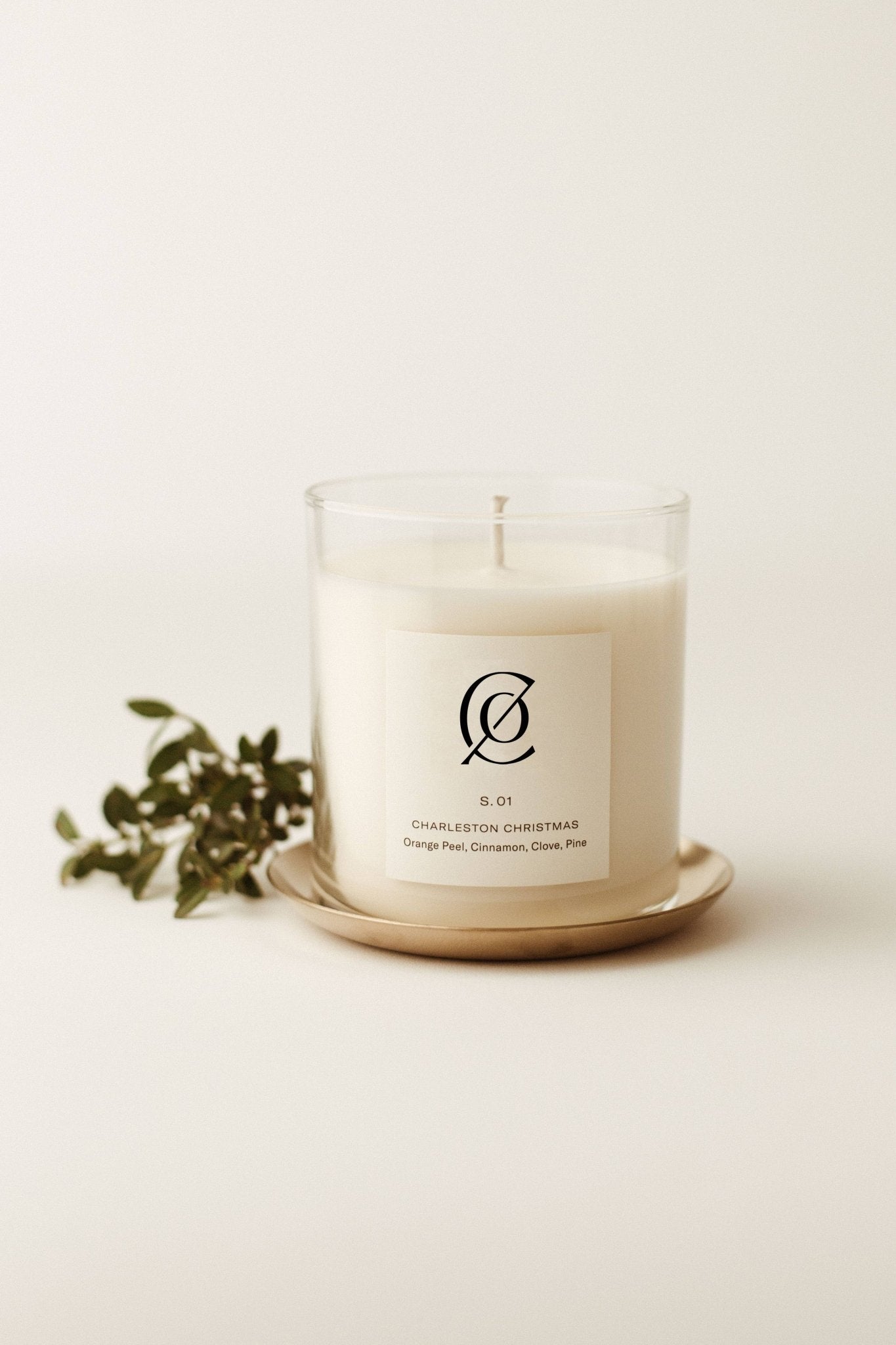 Charleston Candle Co. - S. 01 Charleston Christmas Soy Candle - The Look and Co