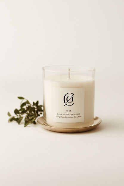 Charleston Candle Co. - S. 01 Charleston Christmas Soy Candle - The Look and Co