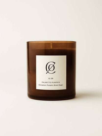 Charleston Candle Co. - S. 06 Palmetto Pumpkin Soy Candle - The Look and Co