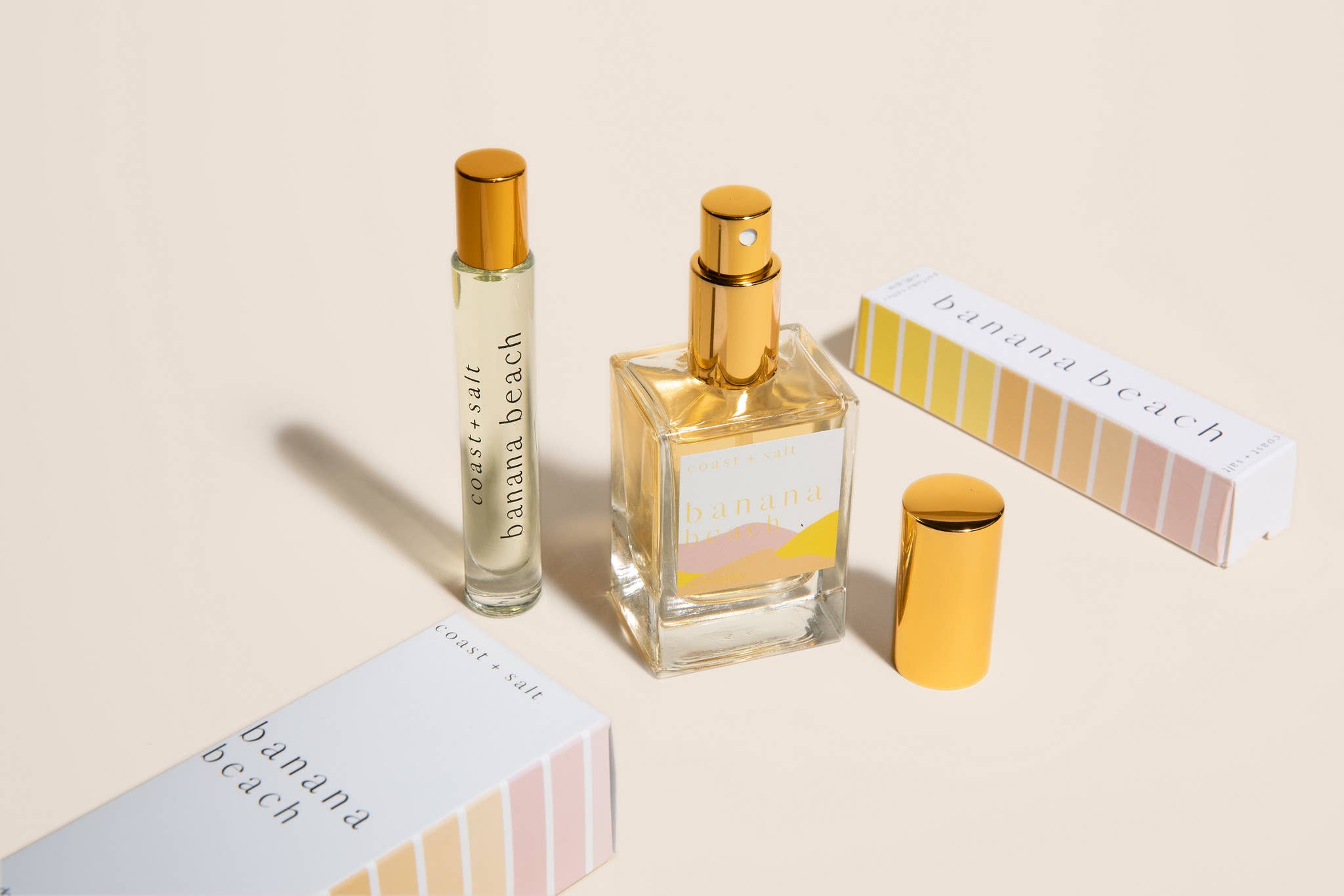 Coast+Salt - Banana Beach Perfume Roller - The Look and Co