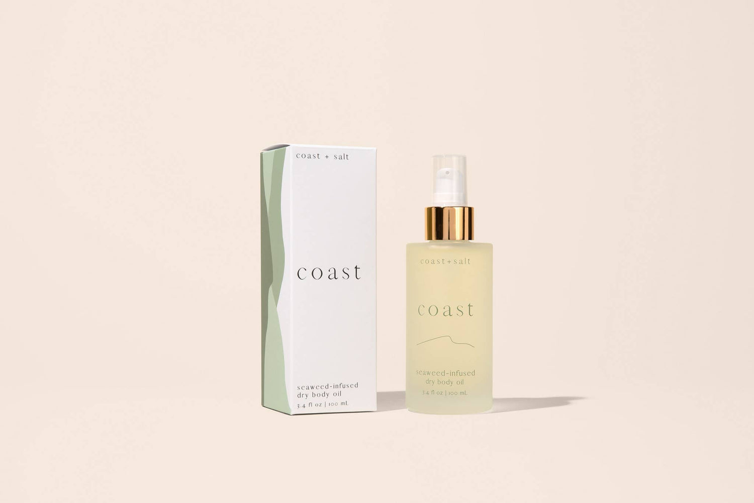 Coast+Salt - Coast Seaweed-Infused Dry Body Oil - The Look and Co