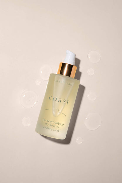 Coast+Salt - Coast Seaweed-Infused Dry Body Oil - The Look and Co