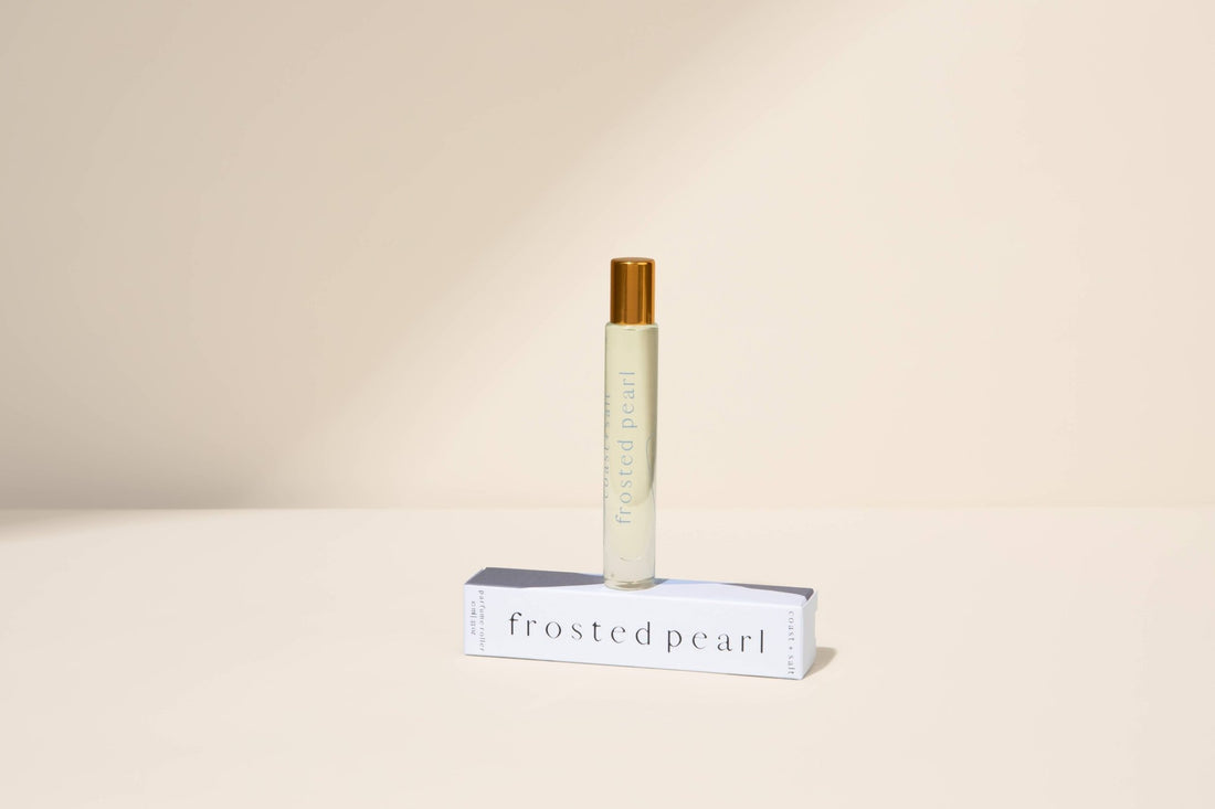 Coast+Salt - Frosted Pearl Perfume Roller - The Look and Co