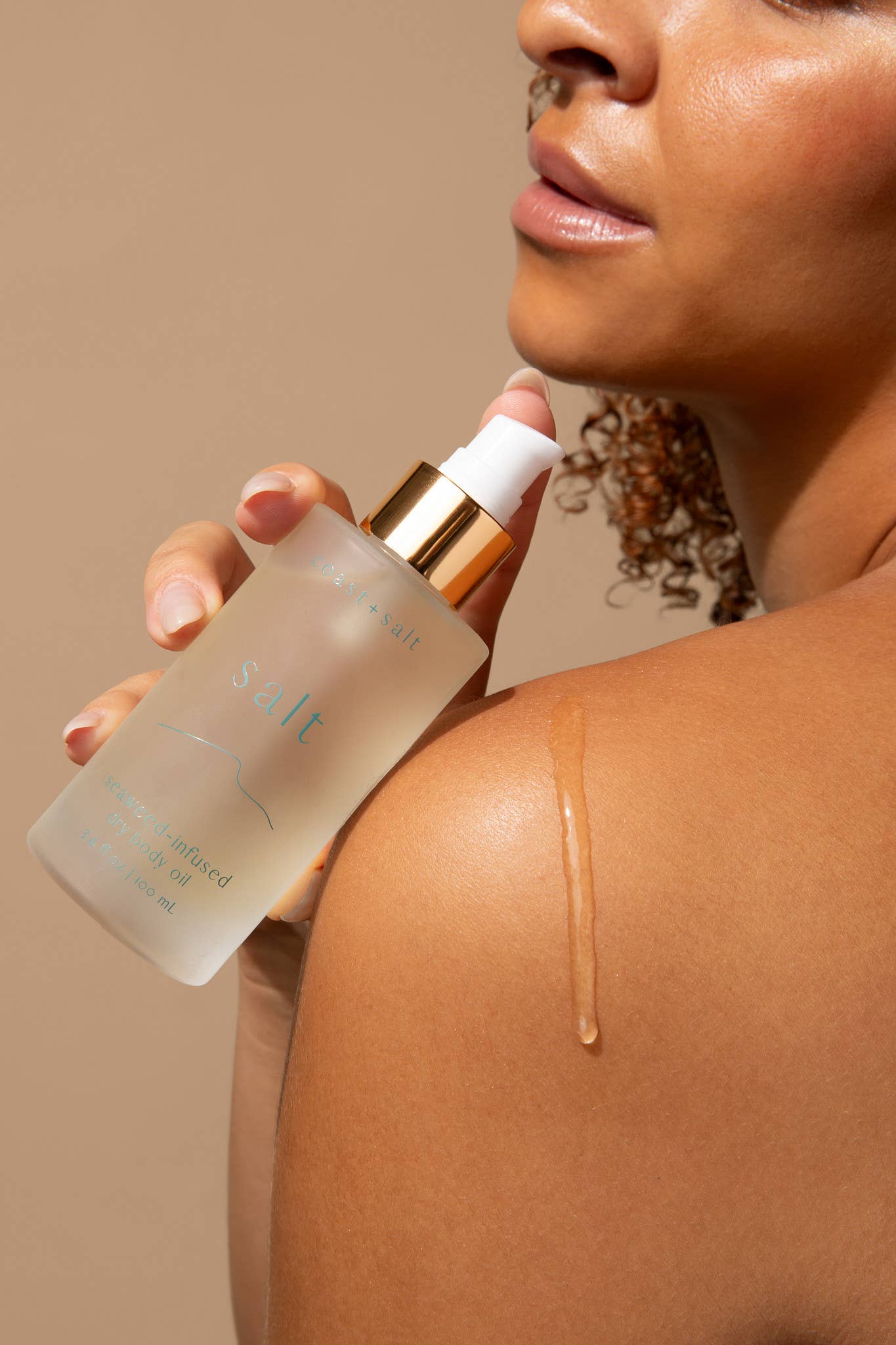 Coast+Salt - Salt Seaweed-Infused Dry Body Oil - The Look and Co