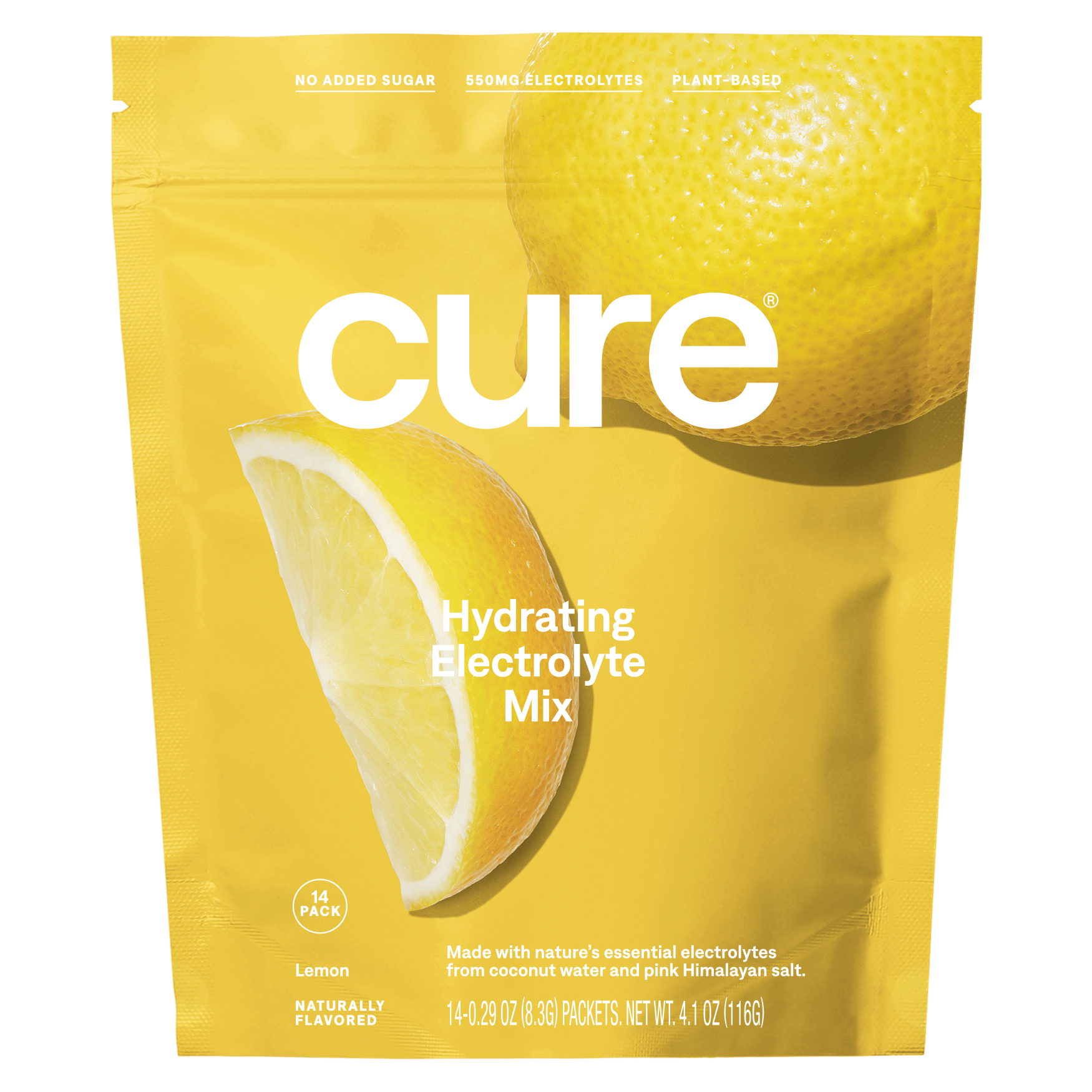 Cure Hydration - Hydrating Electrolyte Mix - Lemonade - The Look and Co