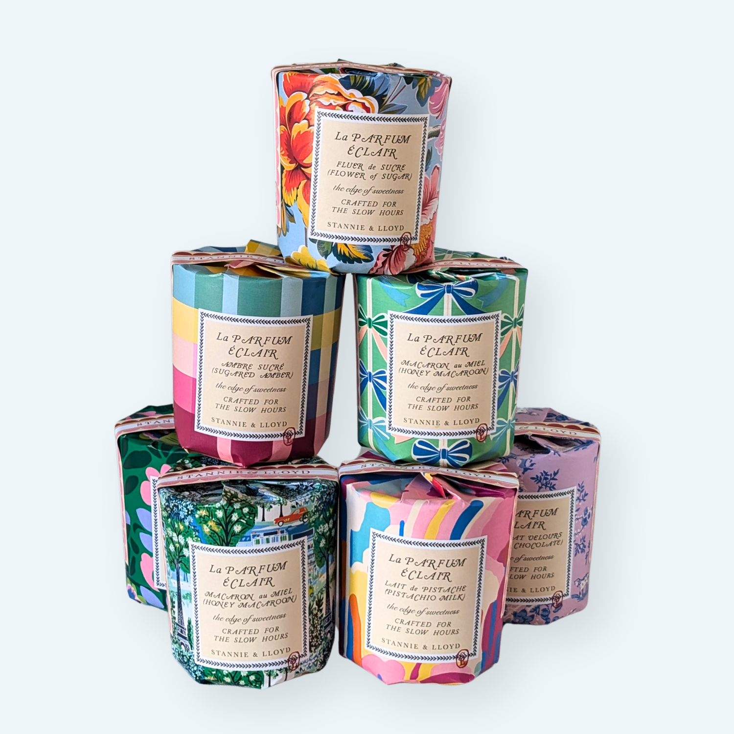 Stannie &amp; Lloyd - Gift Wrap Candle - Modern Toile