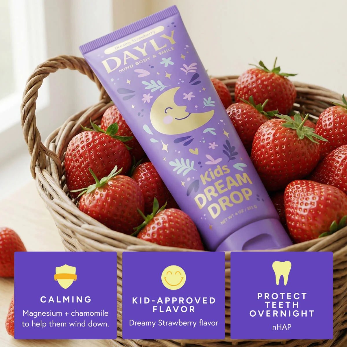 Dayly Dream Drop Toothpaste - PM Kids - The Look and Co