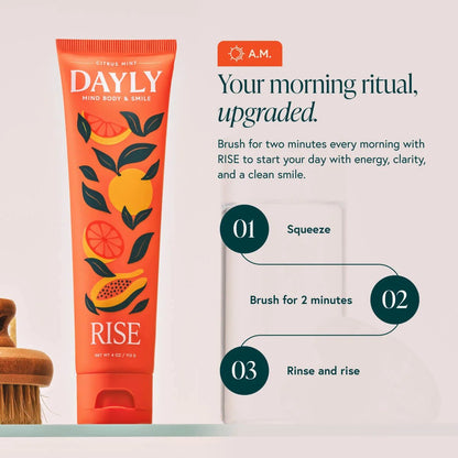 Dayly Rise Toothpaste - AM Adult - The Look and Co