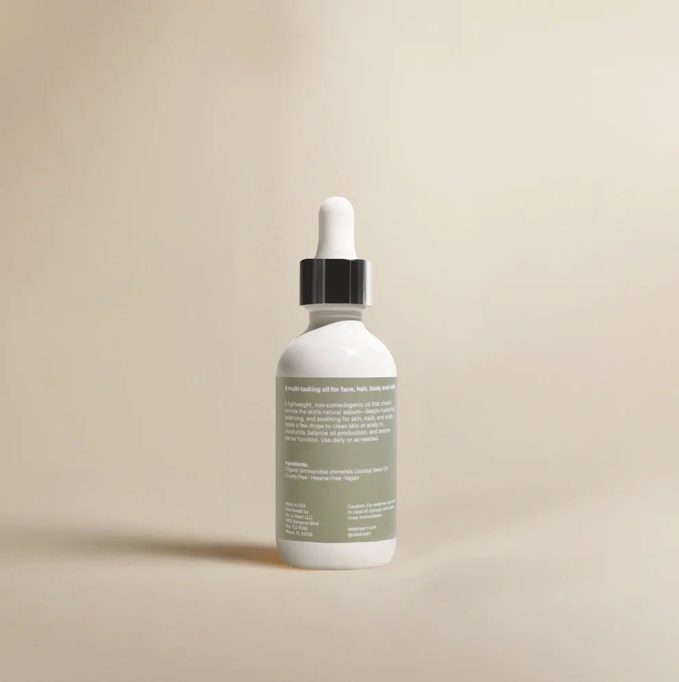 De La Heart Organic Jojoba Oil - The Look and Co
