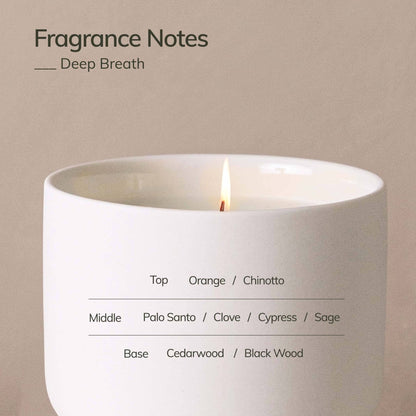 Deep Breath Wellness Candle - The Look and Co
