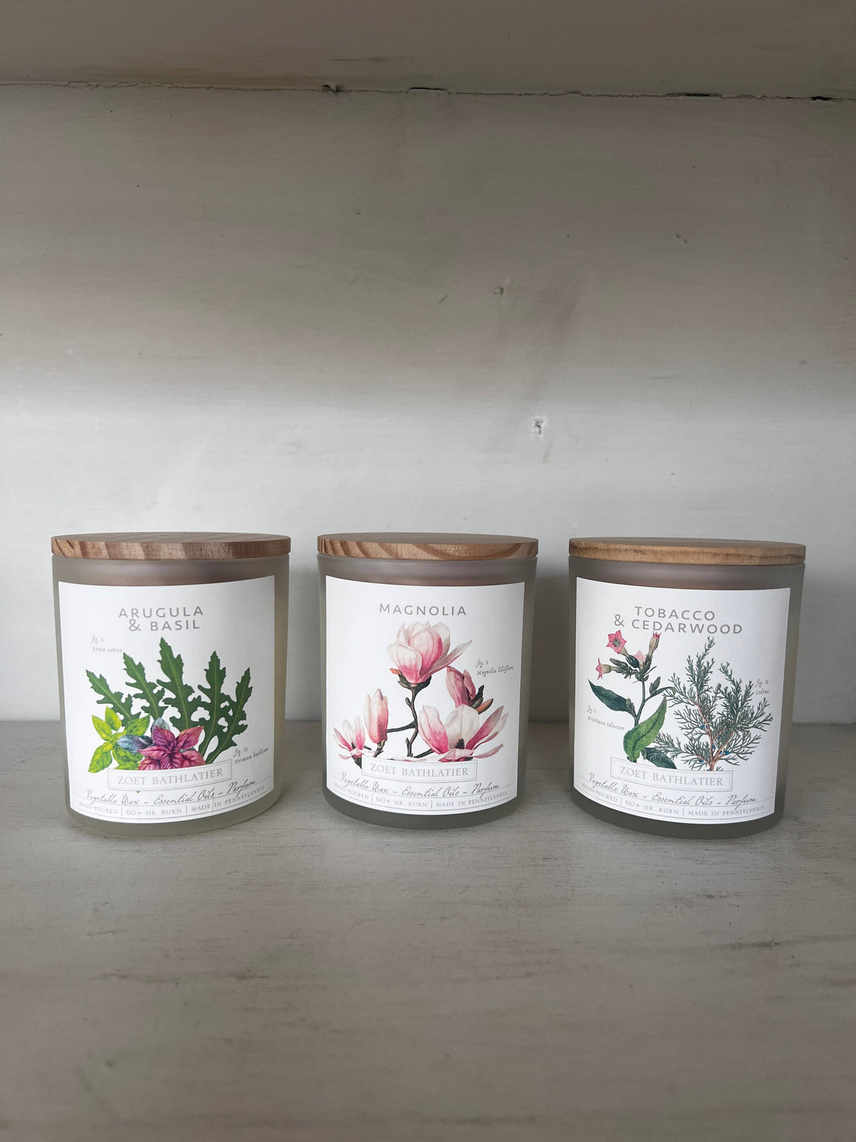 Zoet Bathlatier - Botanical Candle Collection - Cucumber &amp; Wild Mint